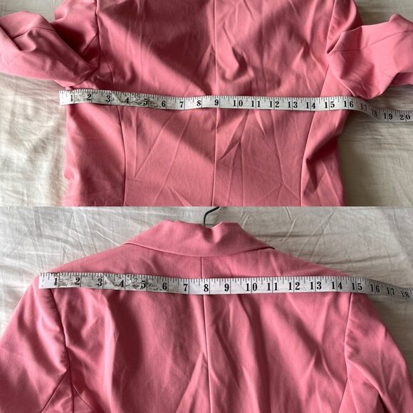 NWT ZARA Pink Single Button Blazer XS / 2 - Picture 9 of 11